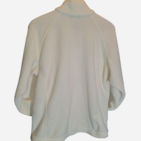 White Columbia fleece zip up jacket - Picture 4 of 4